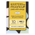 &SISTERS Organic Cotton Pads With Wings | Light Absorbency | (10 pack) Hot on Sale