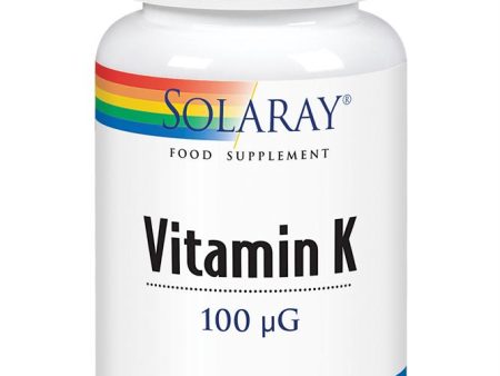 Solaray Vitamin K 100mcg 60 Tablets Online