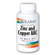 Solaray Zinc and Copper AAC - 60ct - veg cap Online Sale