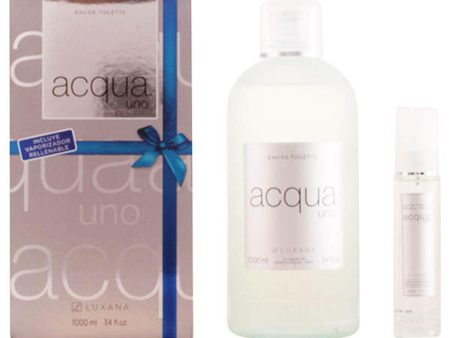 Women s Perfume Set Acqua Uno Luxana (2 pcs) Online now