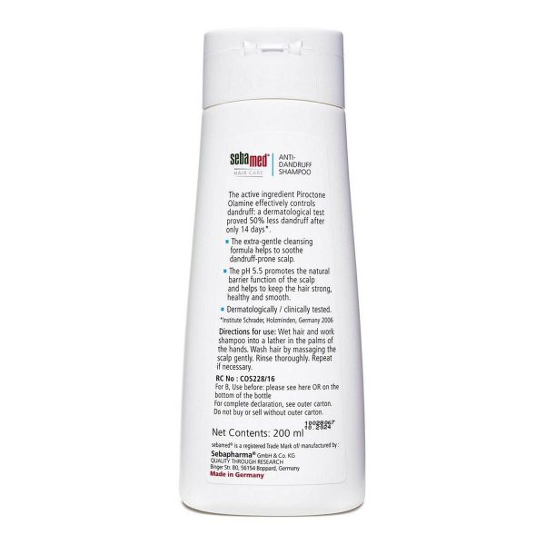 Anti-dandruff Shampoo Sebamed (200 ml) For Discount