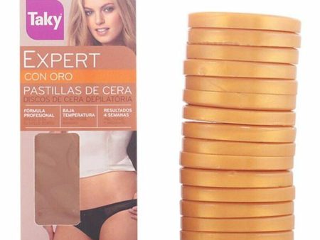 Hair Removal Wax Tablets Taky Expert Oro (300 g) Sale