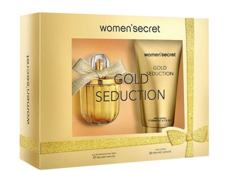 Women s Perfume Set Gold Seduction Women Secret GOLD SEDUCTION (2 pcs) EDP 2 Pieces For Sale