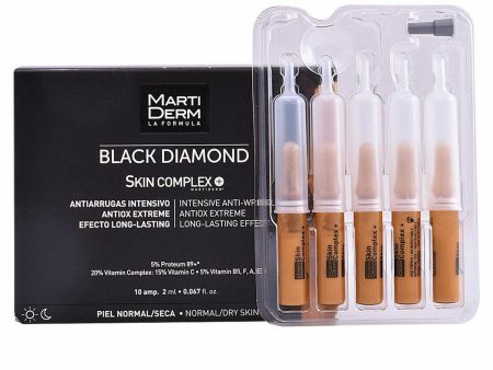 Ampoules Martiderm Black Diamond Anti-Wrinkle (10 x 2 ml) Supply