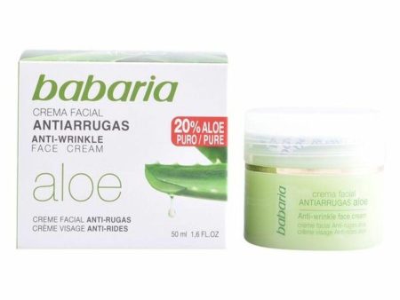 Anti-Wrinkle Cream Aloe Vera Babaria Aloe Vera (50 ml) 50 ml For Sale