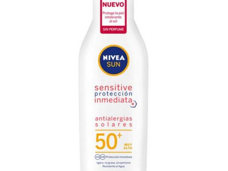 Anti-allergic Sun Protector Sensitive Nivea (200 ml) 50+ (200 ml) Discount