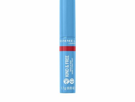 Coloured Lip Balm Rimmel London Kind & Free Nº 005-turbo red (1,7 g) Discount