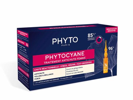 Anti-Hair Loss Ampoulles Phyto Paris Phytocyane Reactionelle 12 x 5 ml Supply