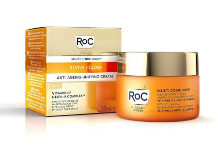 Anti-Ageing Cream Roc Multi Correxion Revive + Glow (50 ml) on Sale