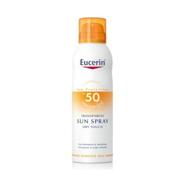 Body Sunscreen Spray Sensitive Eucerin 200 ml Supply