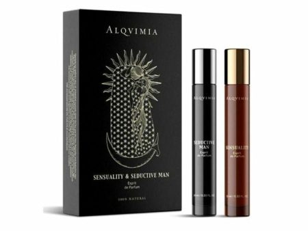 Erotic Perfume Set Alqvimia Sensuality & Seductive Man (2 pcs) Cheap