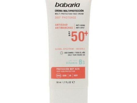 Anti Brown Spot Sun Cream Multi-Protection Babaria Solar Multiproteccion SPF 50+ 50 ml For Cheap