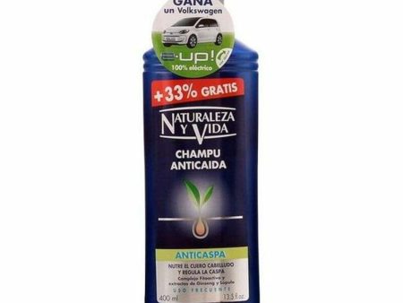 Anti-Dandruff and Anti-Hair Loss Shampoo Naturaleza y Vida Champu Anticaida 300 ml Discount