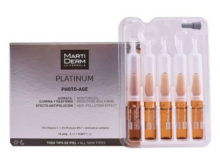 Ampoules Platinum Photo Age Martiderm (2 ml) For Discount